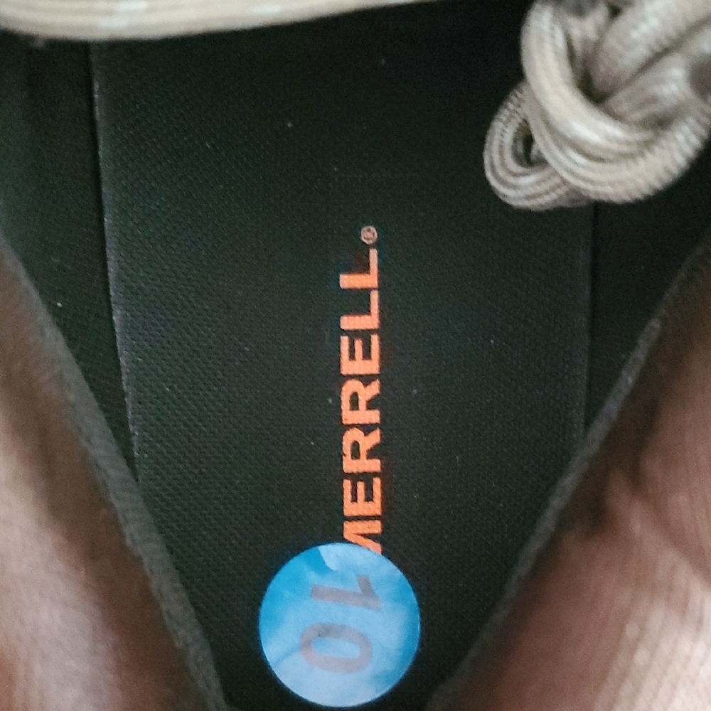 Merrell Deverta 2 Gray and Brown Waterproof Hiking Shoes Women Size 10 M Size 8 - Picture 7 of 14